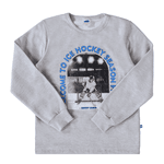 Conjunto moletom blusão mescla hockey e calça preta Marlan 