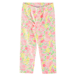 Conjunto blusão moletom neon funny e legging peluciada floral Marlan 