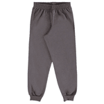 Conjunto moletom vermelho estampado e calça cinza chumbo Marlan 