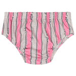 Vestido bebê rosa bailarina e calcinha estampada Marlan 