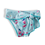 Conjunto praia azul maçã geométrica Tip Top UV50+