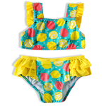 Bíquini amarelo limões Tip Top UV50+