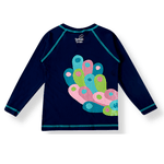 Conjunto praia azul marinho pavão Tip Top UV50+