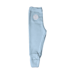 Calça Pé Reversível Azul Bebê