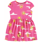 Vestido bebê rosa solzinhos