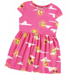 Vestido bebê rosa solzinhos