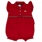 Romper bebê polo vermelho Sonho Mágico