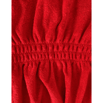 Roupão vermelho e azul marinho com capuz Tip Top