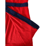 Roupão vermelho e azul marinho com capuz Tip Top