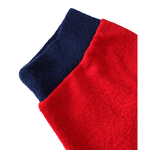 Roupão vermelho e azul marinho com capuz Tip Top