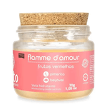 Vela Beijável Flamme D´ Amour frutas vermelhas