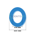 MANGUEIRA PNEUMÁTICA POLIURETANO TUBO AZUL 12,0 MM - 50 MTS