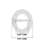 MANGUEIRA ODONTOLÓGICA ESPAGUETE PU CRISTAL 1,2 MM - 50 MTS