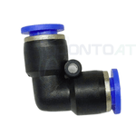 CONECTOR ENGATE RÁPIDO COTOVELO MANGUEIRA TUBO 8,0 MM