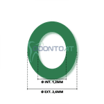 MANGUEIRA ODONTOLÓGICA ESPAGUETE PU VERDE 1,2 MM - 25 MTS