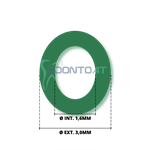 MANGUEIRA ODONTOLÓGICA ESPAGUETE PU VERDE 1,6 MM - 25 MTS