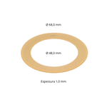 ANEL DO PISTÃO (ØINT. 48,0 MM X LARG. 10 MM) COMPRESSOR CRISTOFOLI MPR.01906