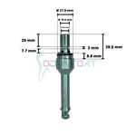 REFLETOR 3 LEDS PARA CADEIRAS GNATUS - FOCO ODONTOLÓGICO