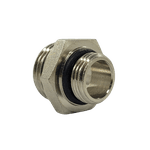 CONEXÃO NIPLE UNIÃO RETA COM ROSCAS 1/2" X 3/8" BSP MACHO