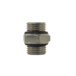 CONEXÃO NIPLE UNIÃO RETA ROSCA MACHO 1/4" X 1/4" BSP CROMADO