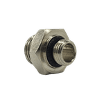 CONEXÃO UNIÃO RETA COM REDUÇÃO ROSCA MACHO 1/4" X 1/8" BSP CROMADA