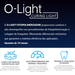 O-LIGHT CURING LIGHT - FOTOPOLIMERIZADOR SEM FIO POLYWAVE MMO