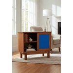 Buffet Porta de Correr Metálica - Azul