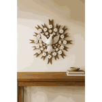 Divino Espírito Santo Resplendor com Esculturas de Flores 0,70 M.