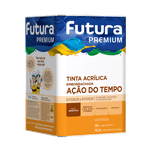 Tinta Emborrachada Ação Do Tempo Branco Futura 18L Branco