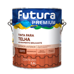 Resina Acrilica Para Telha Base De Agua Futura 3,6 L Cores