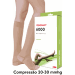 Meia Venosan 6000 20-30mmHg 3/4 Panturrilha AD Ponteira Aberta