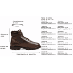 Bota Masculina Inverno e Neve - Forrada com Lã, em Couro e Impermeável - Helsinque Marrom 