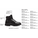Bota Masculina Inverno e Neve - Forrada com Lã, em Couro e Impermeável - Helsinque Preta