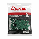 NIVELADOR/ESPAÇADOR 2MM ECO VERDE CORTAG 50 PEÇAS