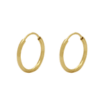 Brinco Argola em Ouro 18K - Tamanho P