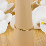 Pulseira Groumet em Ouro 18K