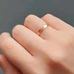 Par de Alianças em Ouro 18K - Trabalhadas com Listras 3mm