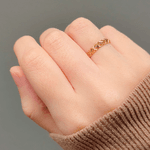 Par de Aparadores em Ouro 18K com Cortes Diamantados
