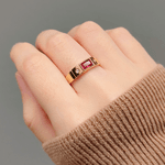 Anel de Formatura em Ouro 18K - Retangular