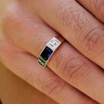 Anel de Formatura em Ouro 18K - Retangular 