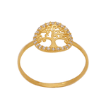 Anel Árvore da Vida em Ouro 18K