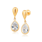 Brinco Gota Pendurada em Ouro 18K