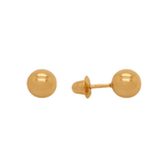 Brinco Bola em Ouro 18K - 2,5mm