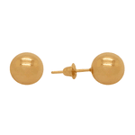 Brinco Bola em Ouro 18K - 7mm