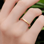 Par de Alianças Quadradas em Ouro 18K - 2,3mm