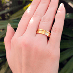 Par de Alianças em Ouro 18K - 6mm