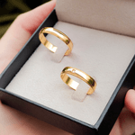 Par de Alianças Tradicionais em Ouro 18K com 1 Diamante - 4mm