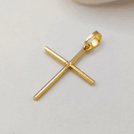 Pingente Cruz em Ouro 10K - 1,8cm 