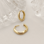Brinco Argola em Ouro 10K - 1,3cm