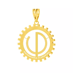 Pingente de Formatura Engenharia Florestal em Ouro 18k